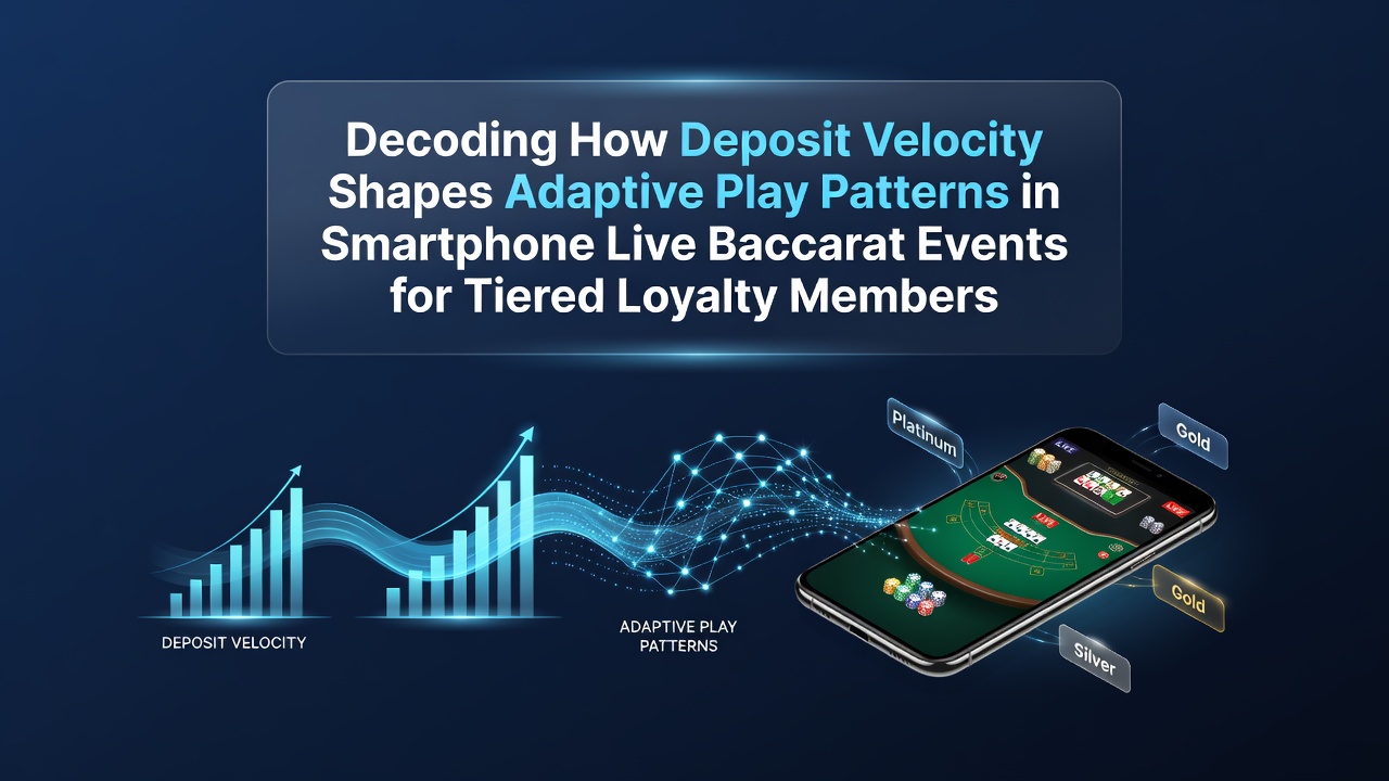 Smartphone mit Live-Baccarat-Spieloberfläche und Einzahlungsoptionen in einem Casino-App-Interface