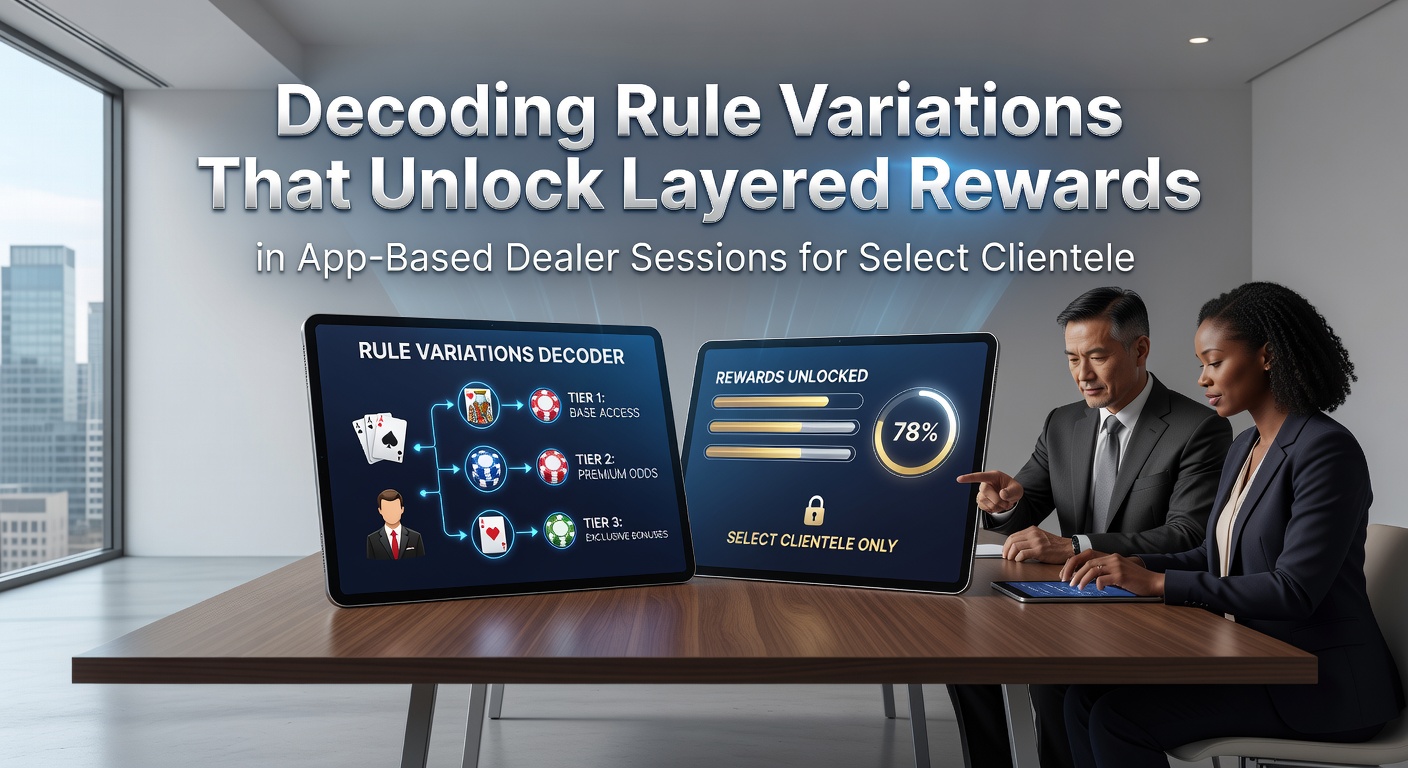 Live-Dealer-Session in einer mobilen Baccarat-App mit gestaffelten Belohnungsanzeigen