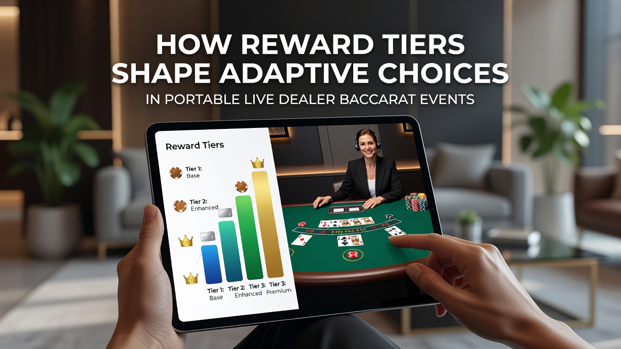 Spieler passt Wettstrategie in Live-Baccarat-App anhand von Belohnungsfortschritt an