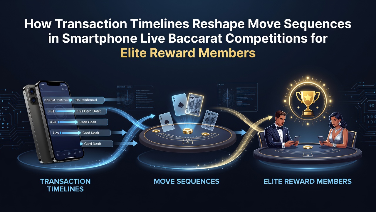 Smartphone zeigt Live-Baccarat-Spiel mit Transaktionsindikatoren in einem VIP-Turnier