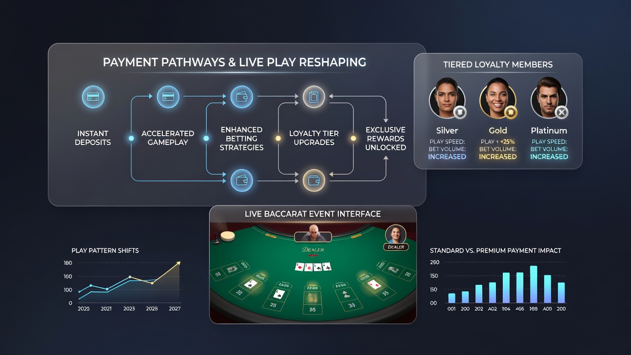 Transaktionsmuster in mobilen Live-Baccarat-Events