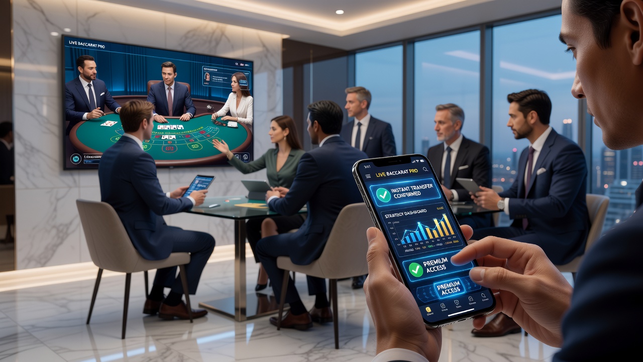 Visualisierung von Instant-Transfers in mobilen Baccarat-Turnieren für Premium-Nutzer