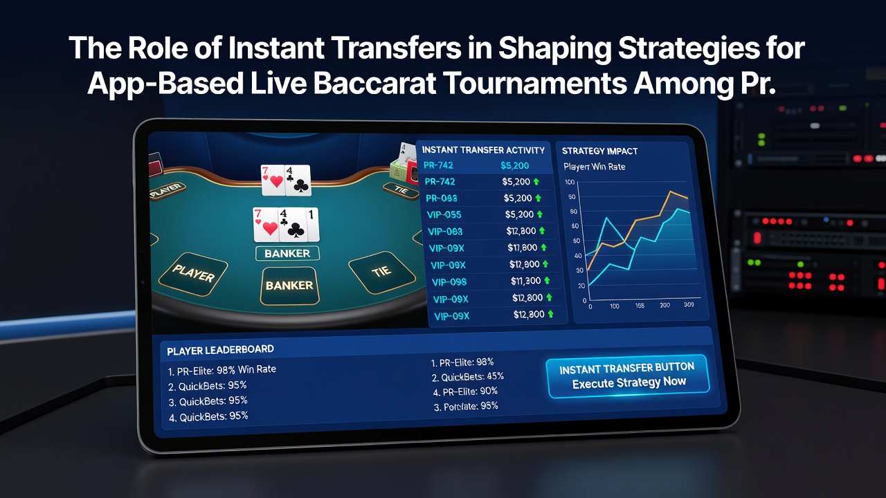 Darstellung strategischer Anpassungen durch schnelle Zahlungen in Baccarat-Apps