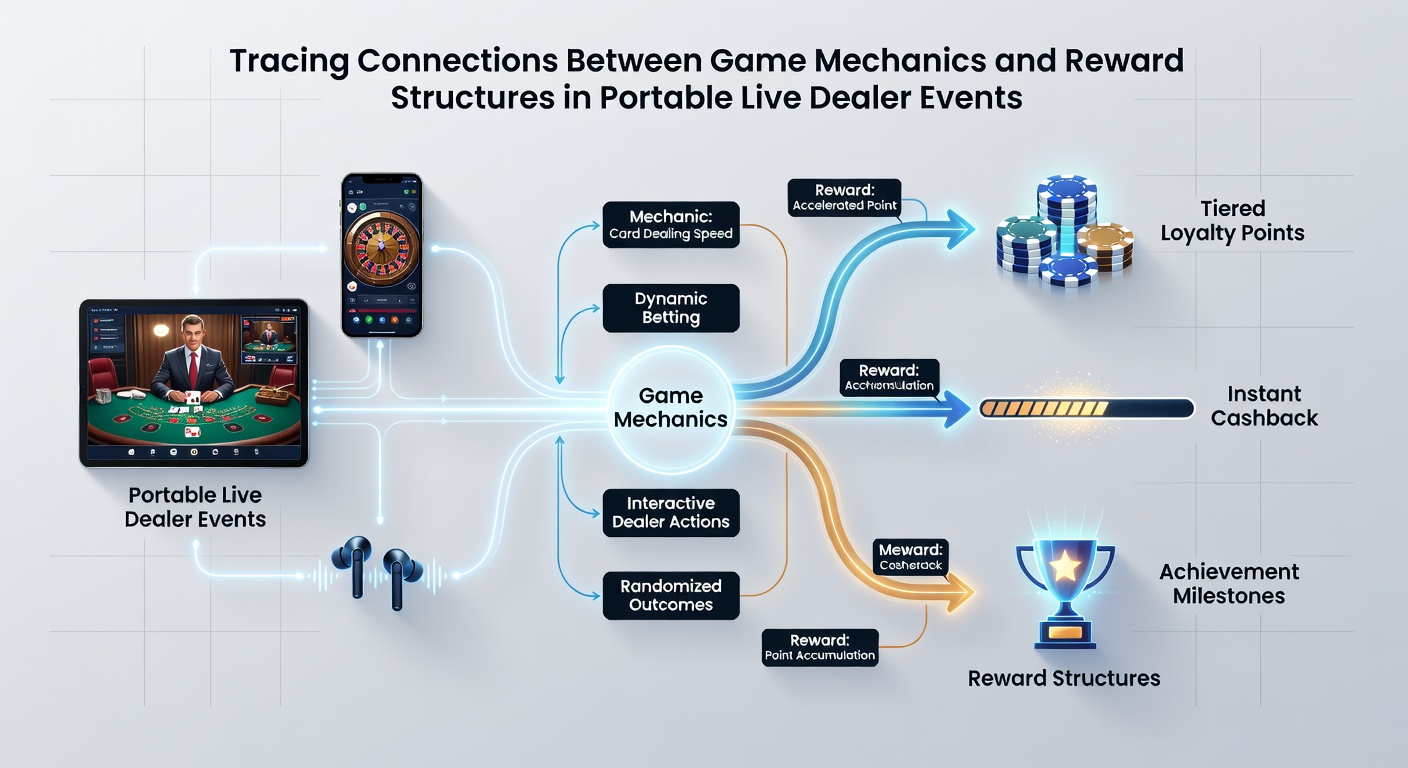 Analyse von Verbindungen in mobilen Casino-Events