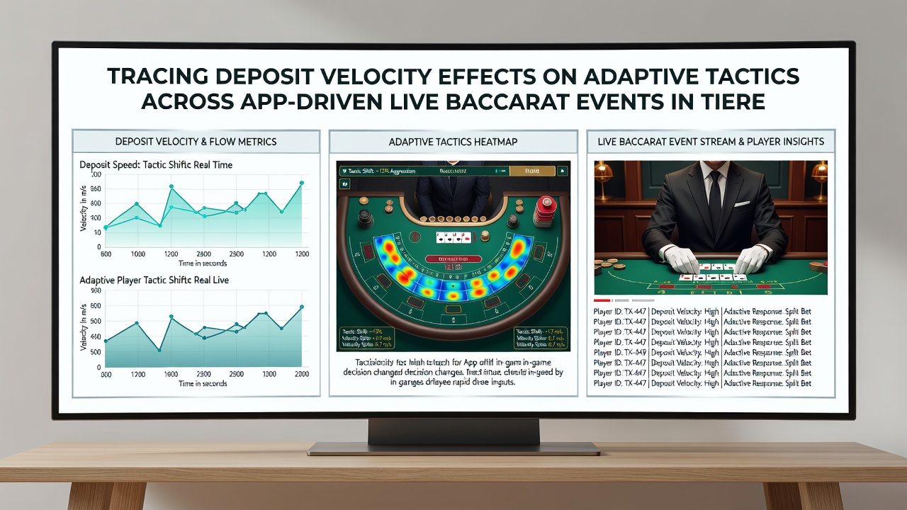 Mobile Live-Baccarat-Events mit Fokus auf Einzahlungsgeschwindigkeit und taktische Anpassungen in gestaffelten Systemen
